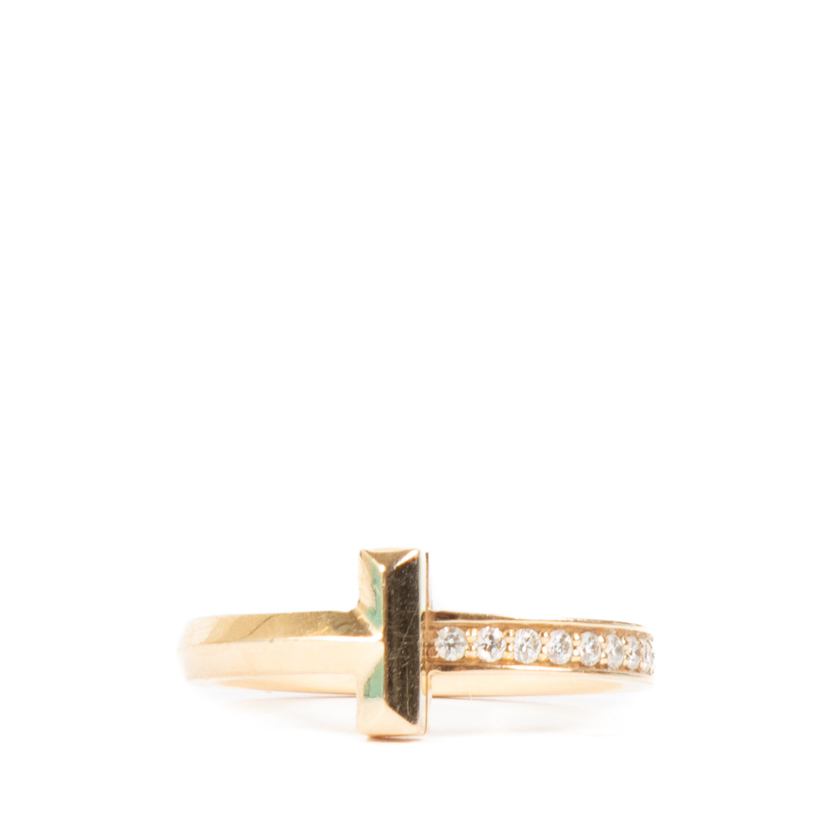Tiffany & Co. Diamonds Rose Gold T:T1 Ring