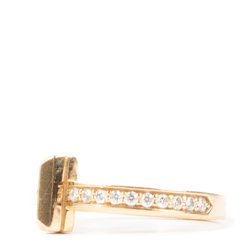 Tiffany & Co. Diamonds Roségoud T:T1 Ring - Maat 49