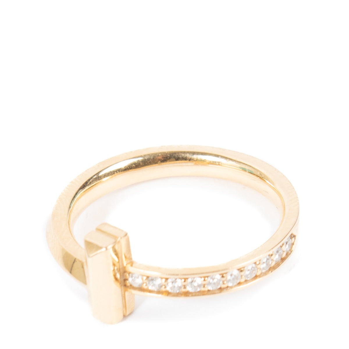 Tiffany & Co. Diamonds Roségoud T:T1 Ring - Maat 49