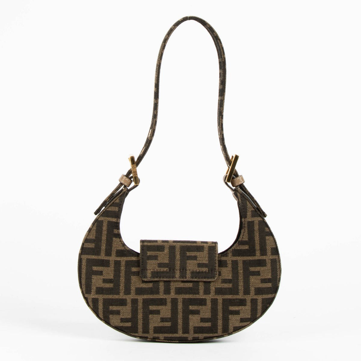 Authentic pre-loved Fendi Canvas Mini Cookie Hobo Bag on Labellov.com