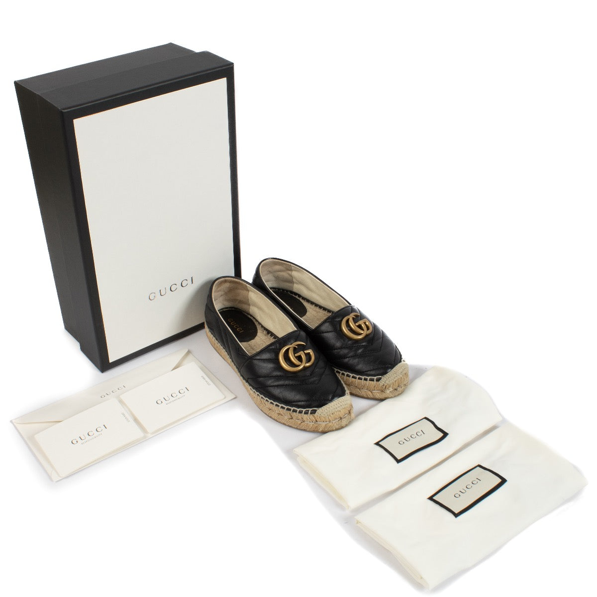 Authentic second hand Gucci Black Flats on Labellov.com