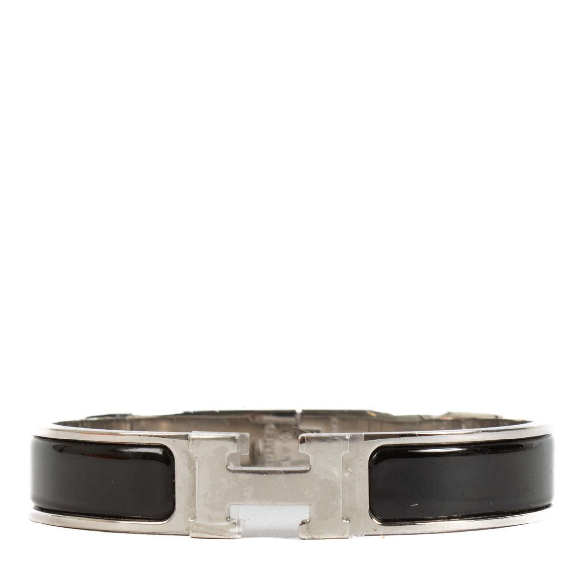 Authentic second hand Hermès Black Clic H Bracelet PM on Labellov.com