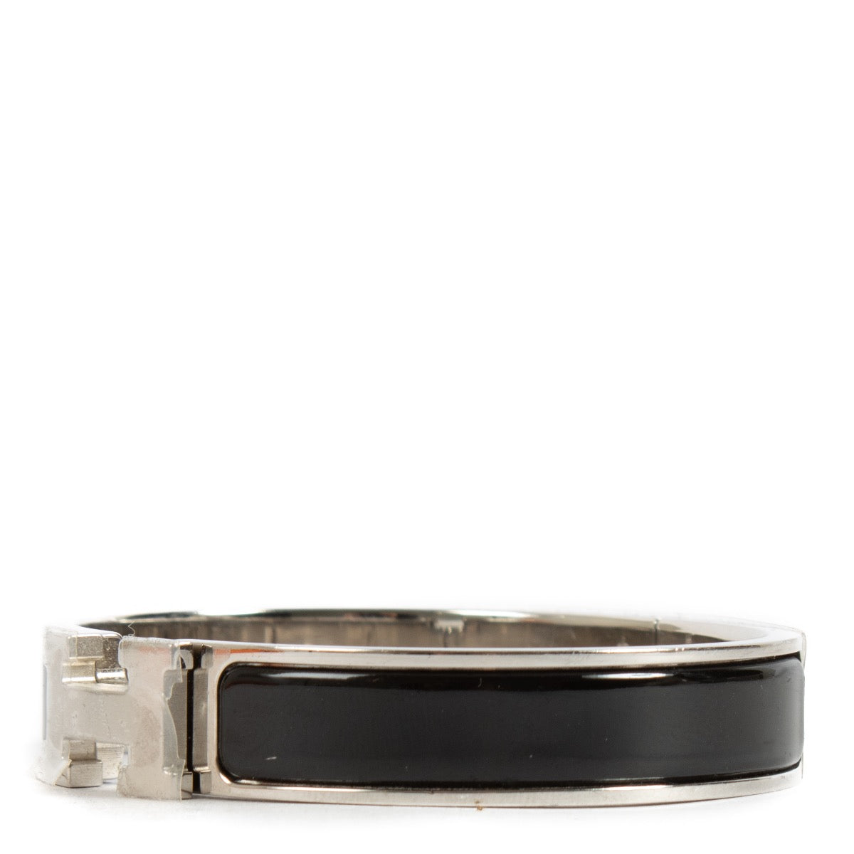 Authentic second hand Hermès Black Clic H Bracelet PM on Labellov.com