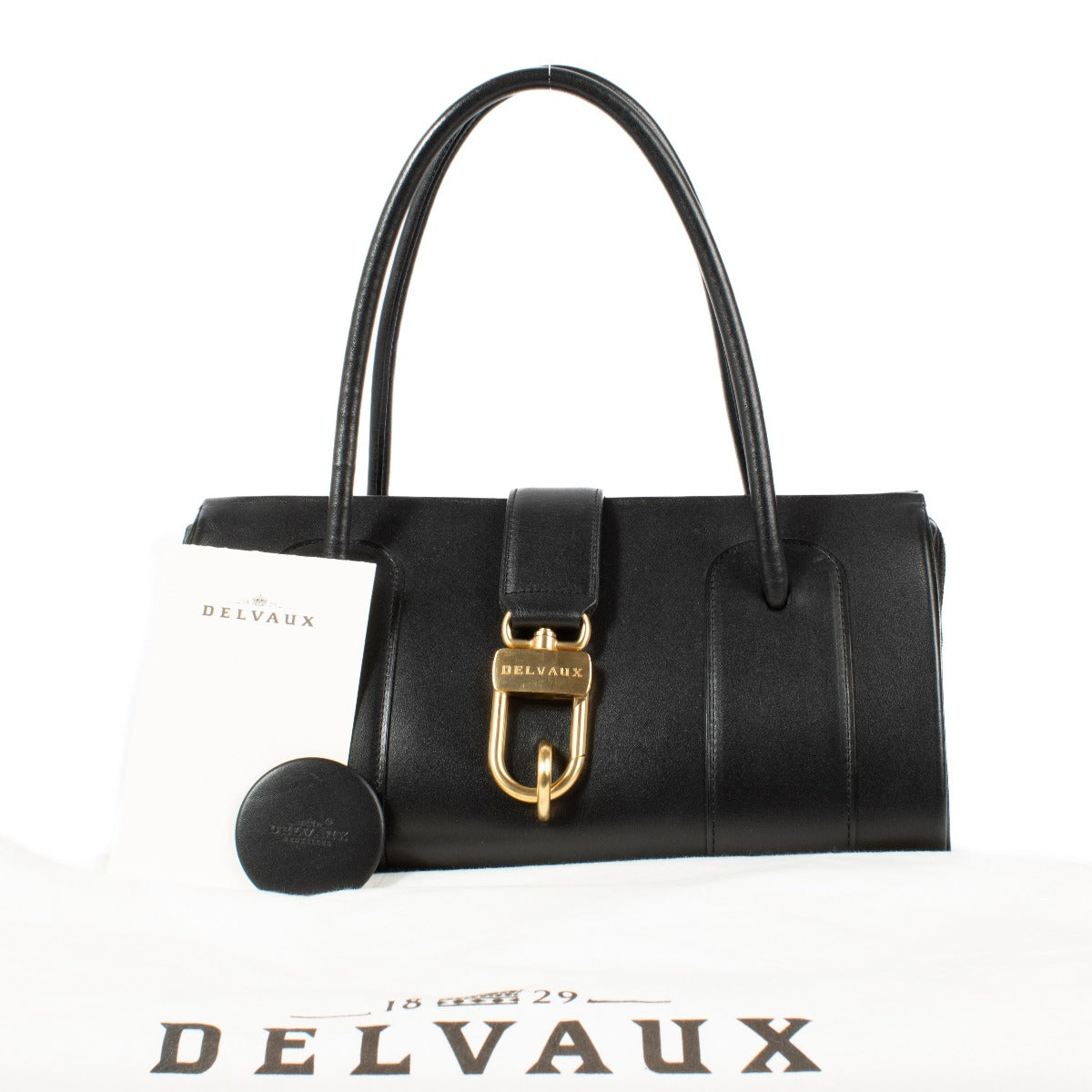 Shop 100% authentic secondhand Delvaux Black Le George Top Handle on Labellov.com