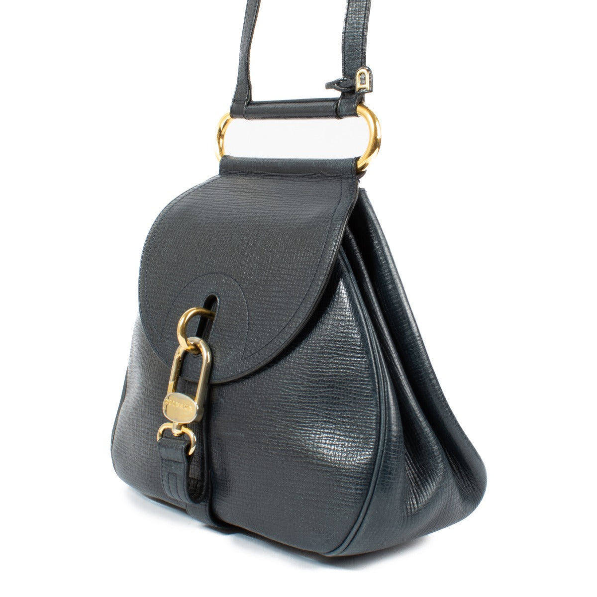 Shop 100% authentic secondhand Delvaux Blue Cerceau Top Handle on Labellov.com