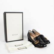 shop 100% authentic second hand Gucci Black GG Marmont Pumps - Size 41 on Labellov.com