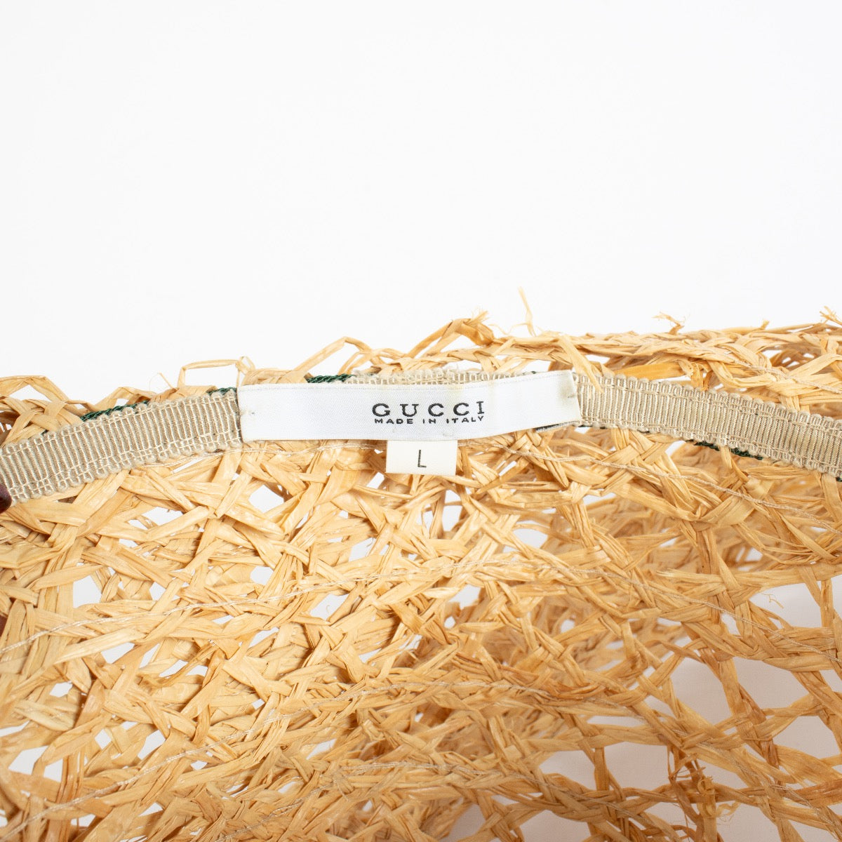 authentic preloved Gucci Beige Straw Hat on Labellov.com