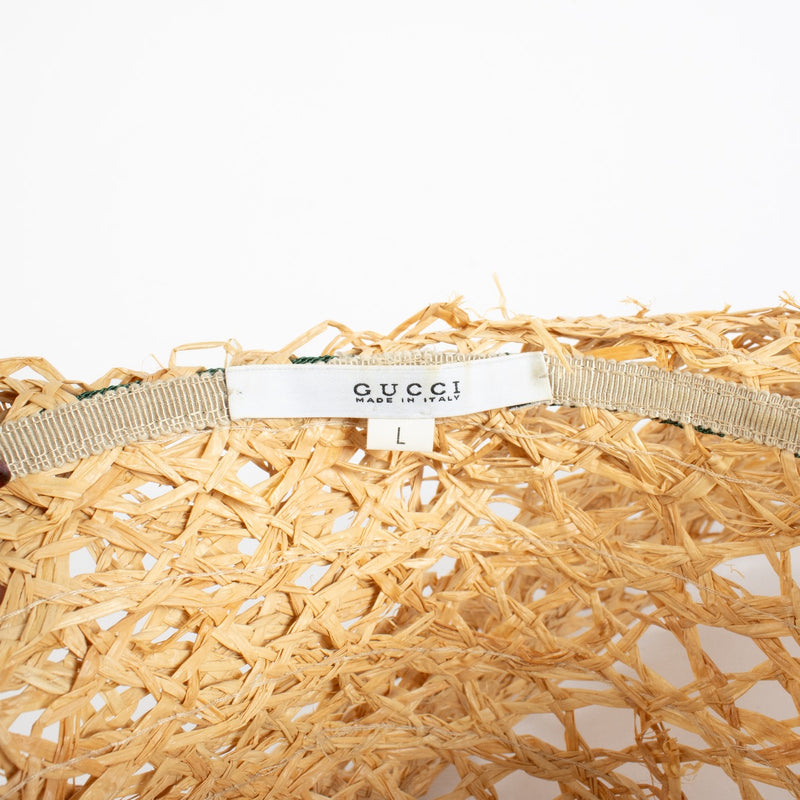authentic preloved Gucci Beige Straw Hat on Labellov.com