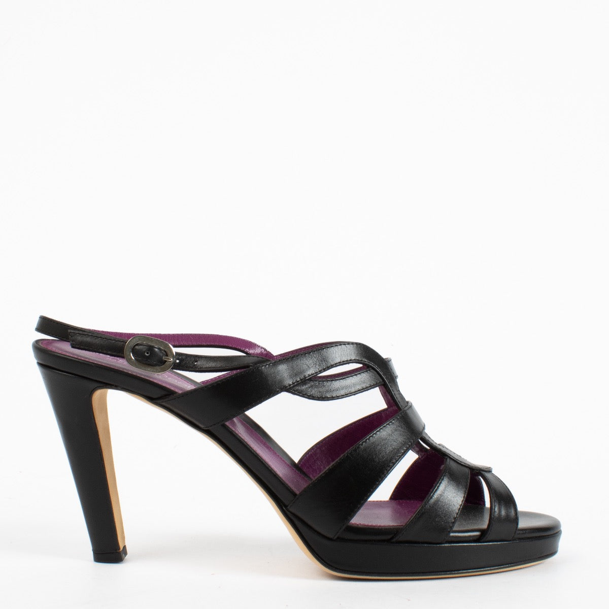 authentic preloved Sergio Rossi Black New Glamour Sandals on Labellov.com