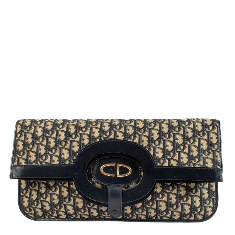 Shop 100% authentic second hand Christian Dior Blue Oblique Clutch on Labellov.com