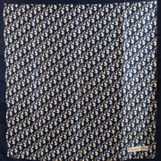 Authentic second hand Christian Dior Blue Oblique Scarf on Labellov.com