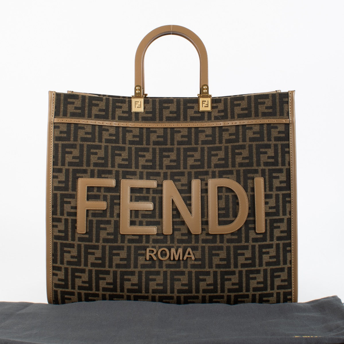 Authentic Preloved Fendi Monogram Large Sunshine Bag on Labellov.com
