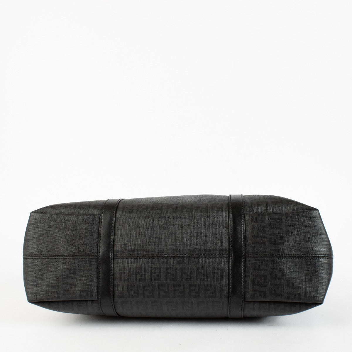 Authentic Preloved Fendi Black Zucchino Monogram Shoulder bag on labellov.com