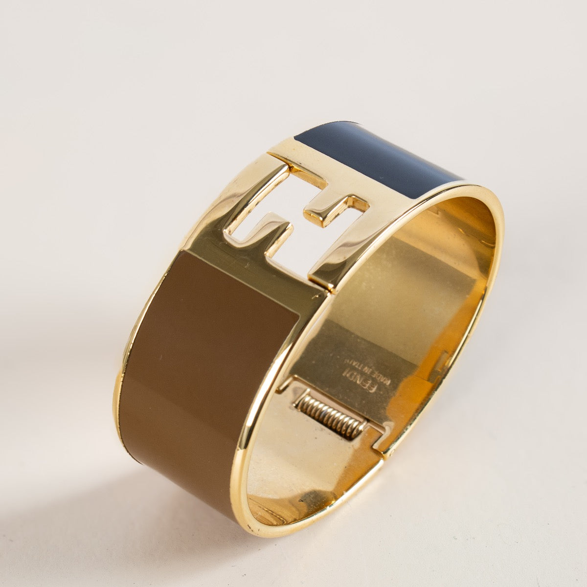 Authentic second hand Fendi Gold FF Bracelet on Labellov.com