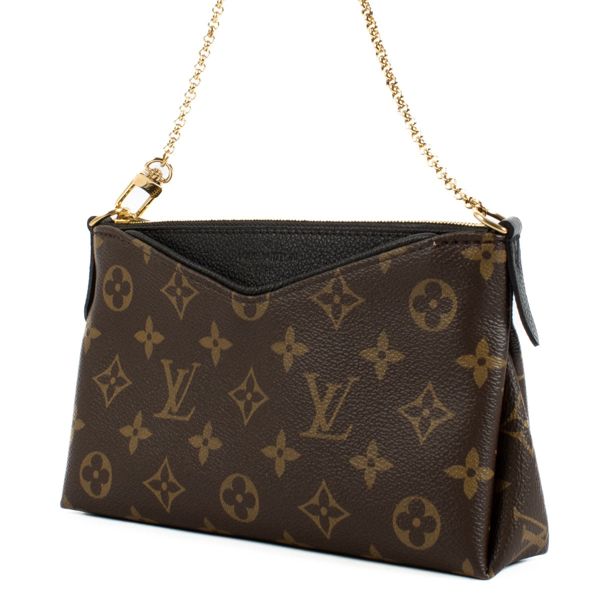 Shop 100% authentic second hand Louis Vuitton Monogram Pallas Chain Crossbody Bag on Labellov.com