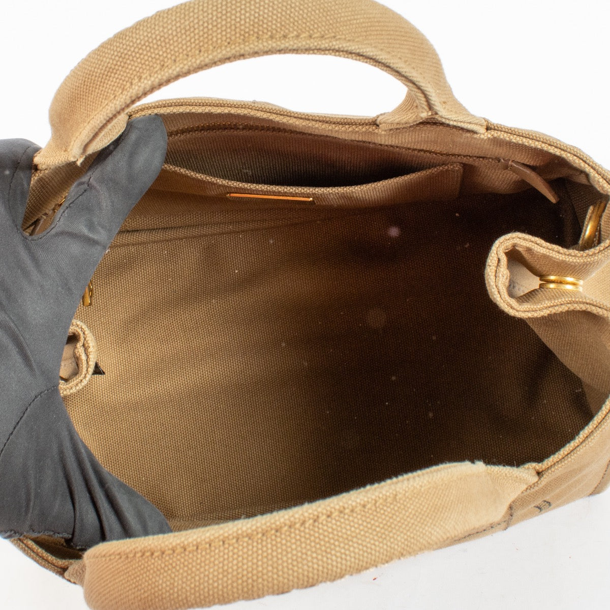 Prada Beige Canvas Canapa Tote Bag – Labellov