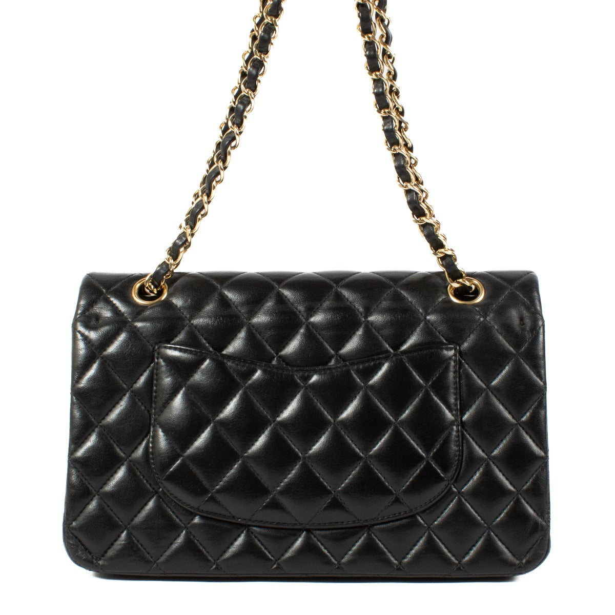 Chanel Black Lambskin Medium Classic 11.12 Bag