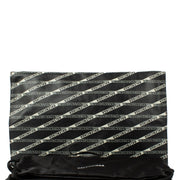 Balenciaga Black Leather Logo Plastic M Shopper