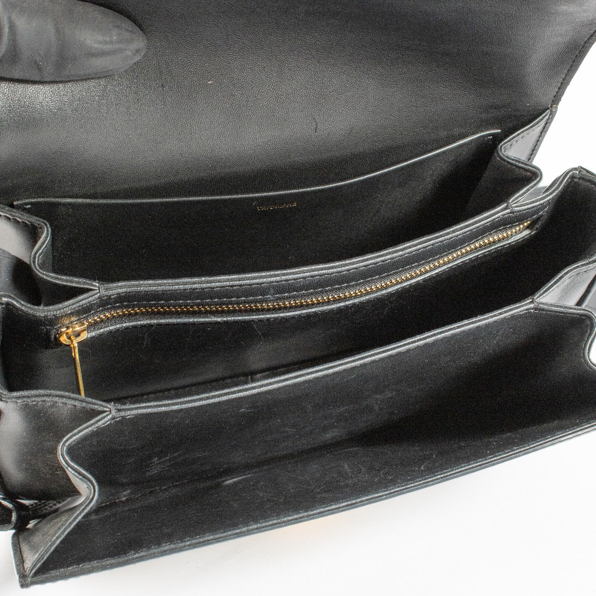 Authentic pre-loved Celine Black Canvas Classique Triomphe Bag on Labellov.com
