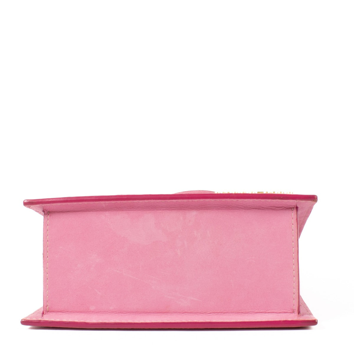 Jacquemus Roze Suede Le Chiquito Noeud Tas