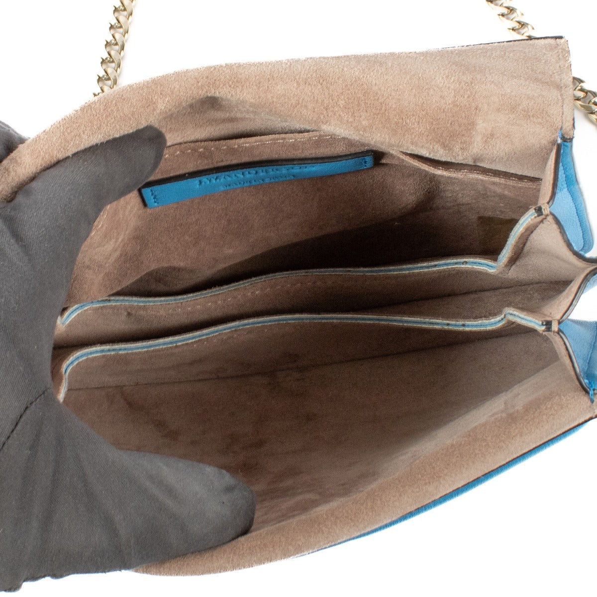 JW Anderson Blauwe Mini Pierce Tas