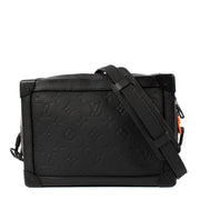 Louis Vuitton Virgil Abloh Black Monogram Empreinte Soft Trunk