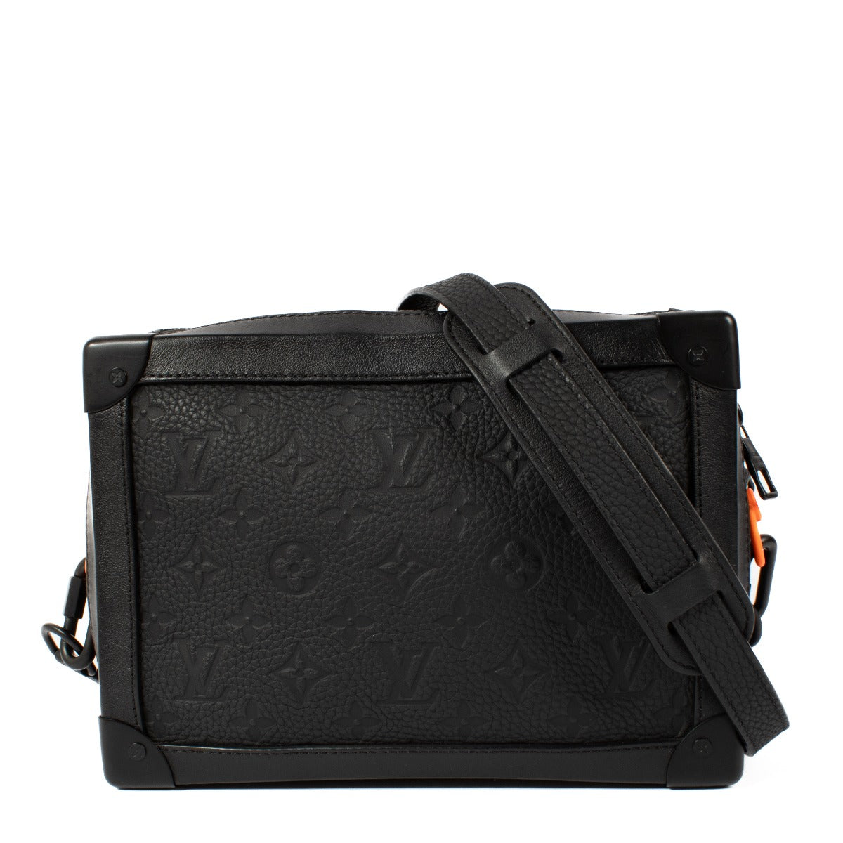 Louis Vuitton Virgil Abloh Black Monogram Empreinte Soft Trunk
