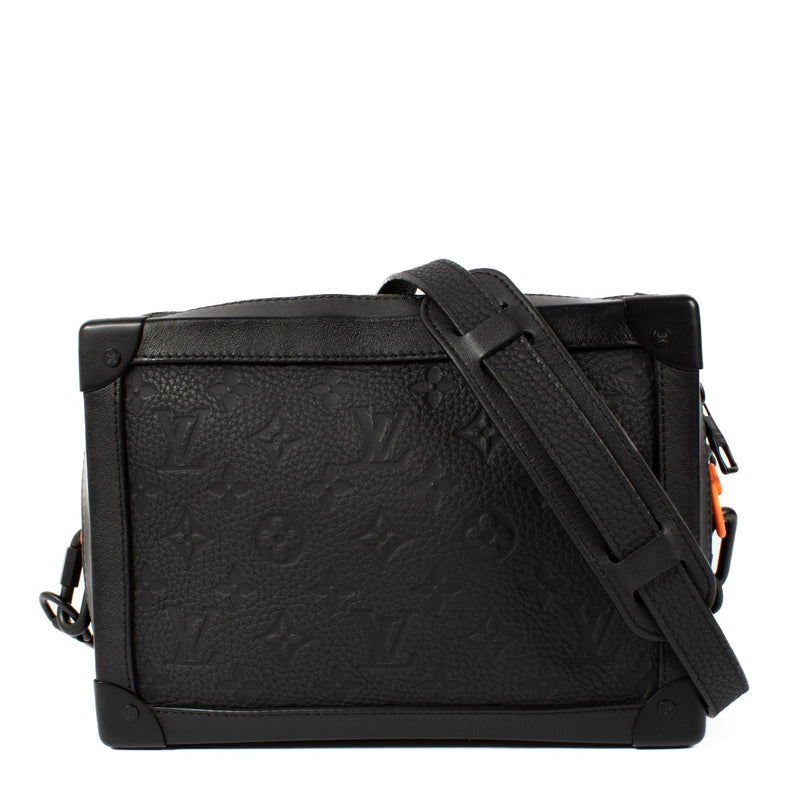 Louis Vuitton Virgil Abloh Black Monogram Empreinte Soft Trunk