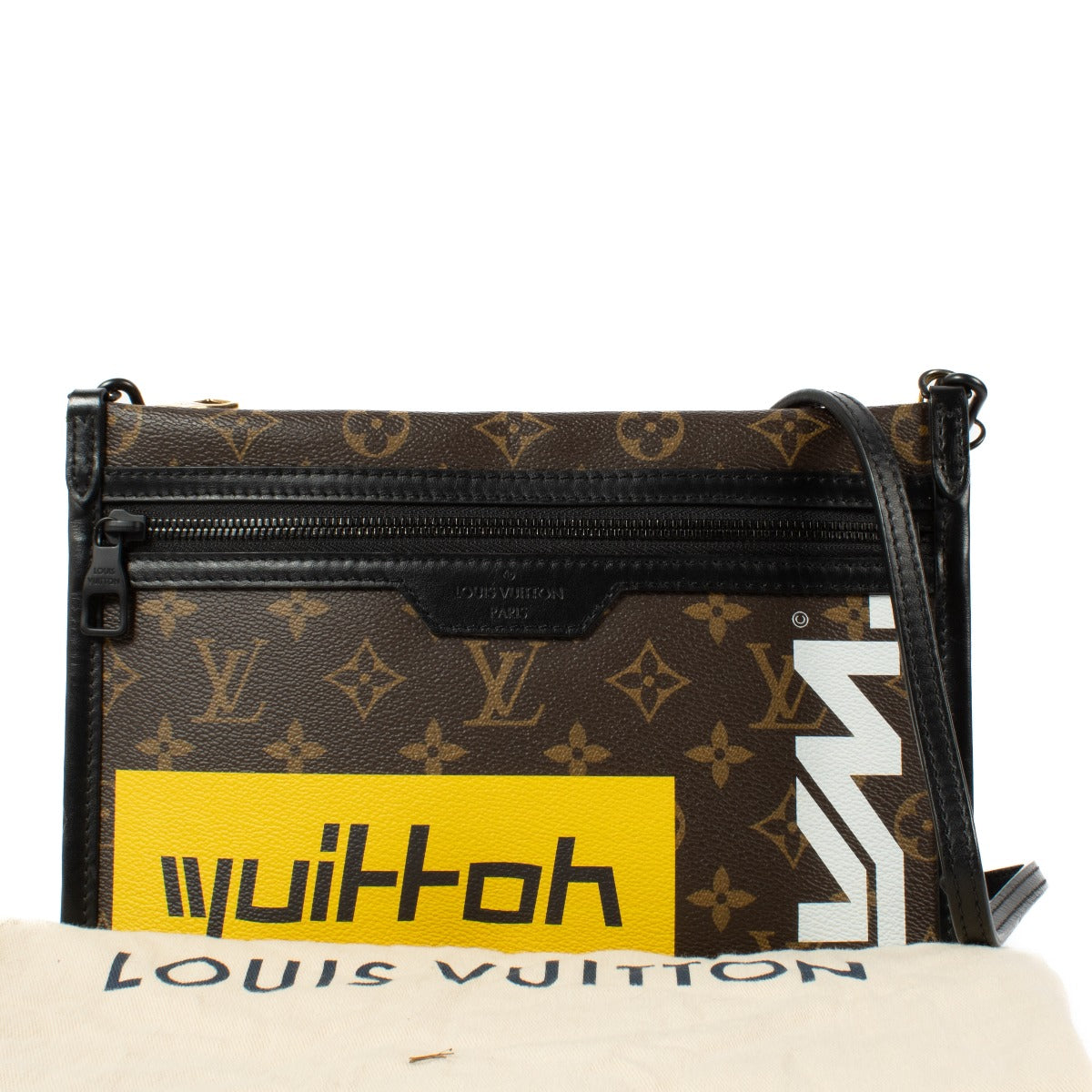 Louis Vuitton Monogram Double Flat Messenger