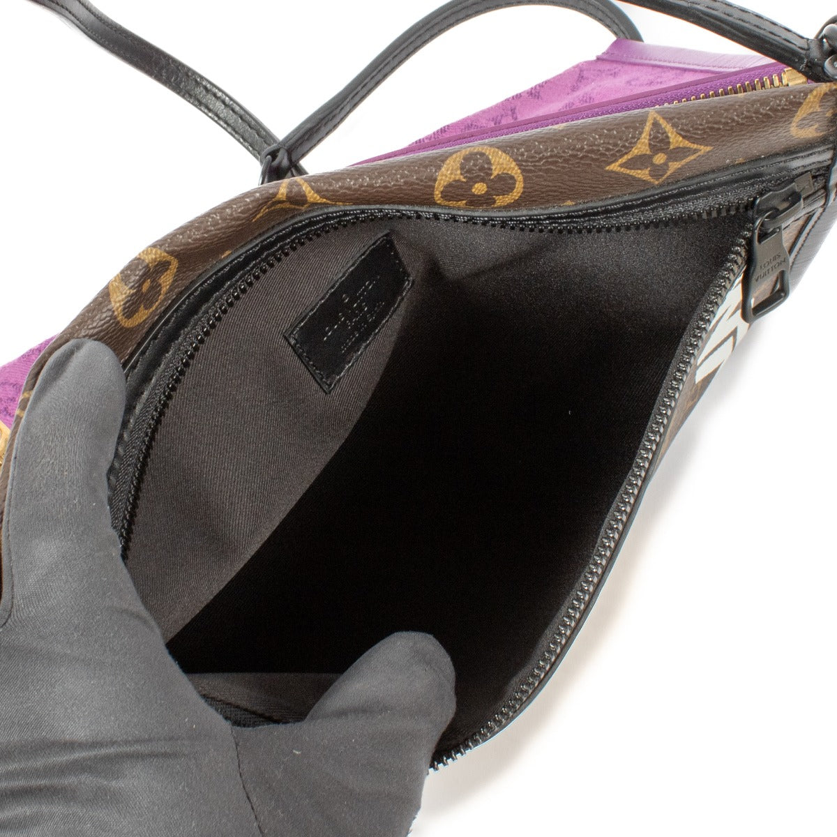 Louis Vuitton Virgil Abloh Monogram Logo Story Dubbele Platte Messenger Tas
