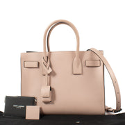 Saint Laurent Pink Leather Sac de Jour Baby Bag