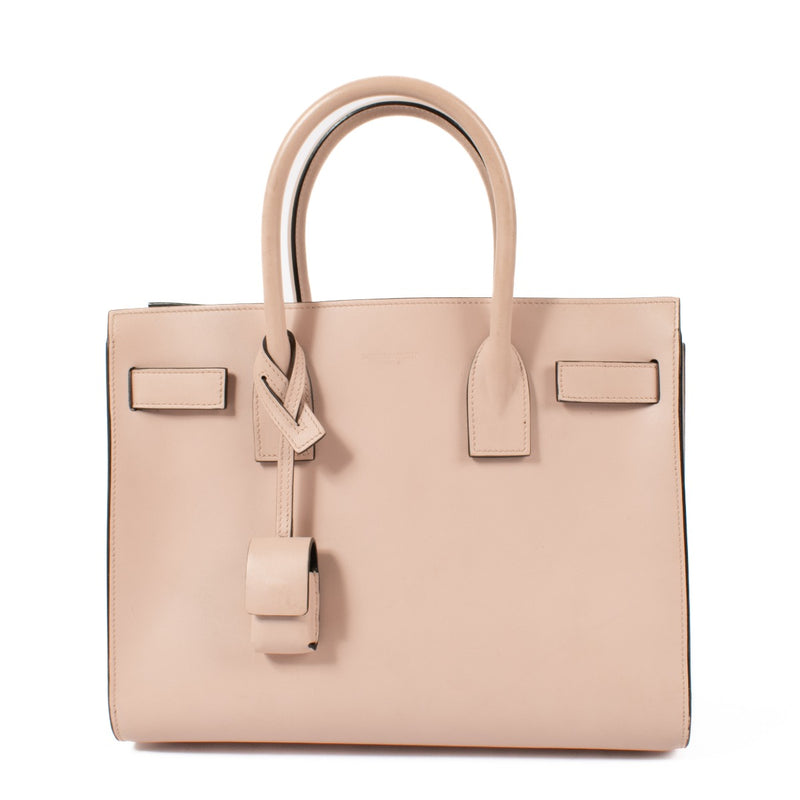 Saint Laurent Pink Leather Sac de Jour Baby Bag