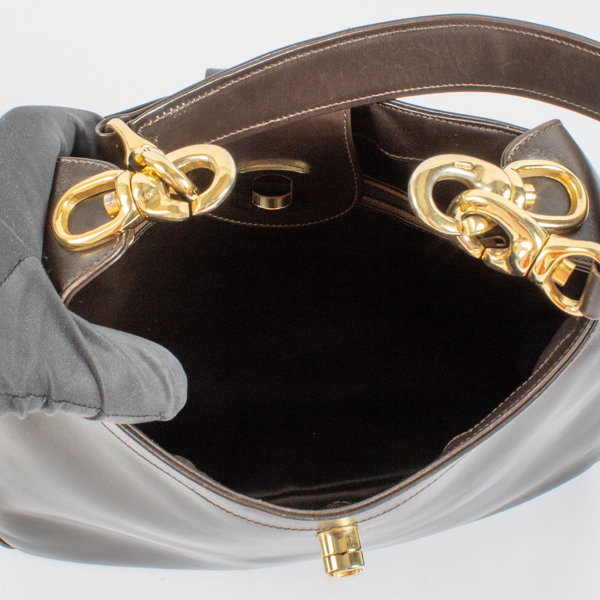 Celine Brown Leather Hobo Bag, Celine Brown Leather Hobo Bag second hand, Celine Brown Leather Hobo Bag Antwerp, Celine Brown Leather Hobo Bag Knokke