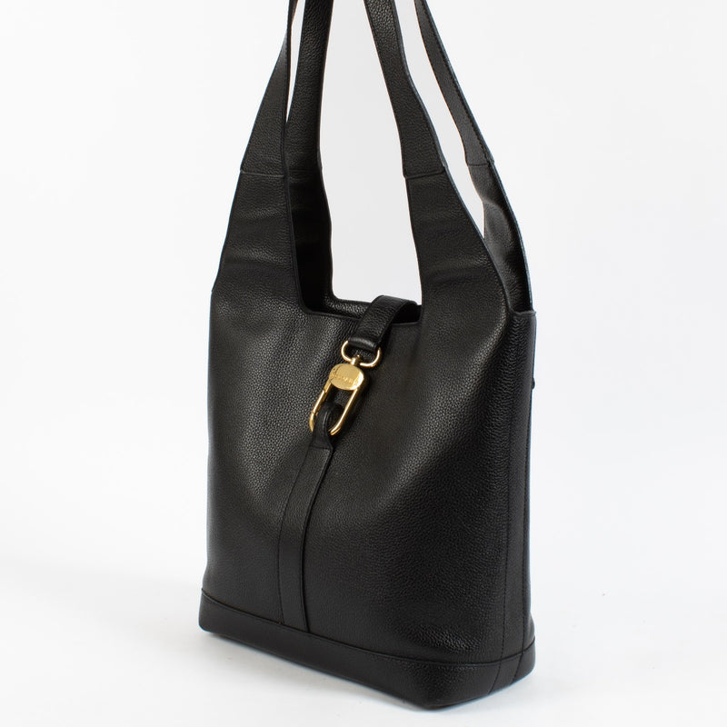 shop 100% authentic second hand Delvaux Black Shoulder Bag on Labellov.com