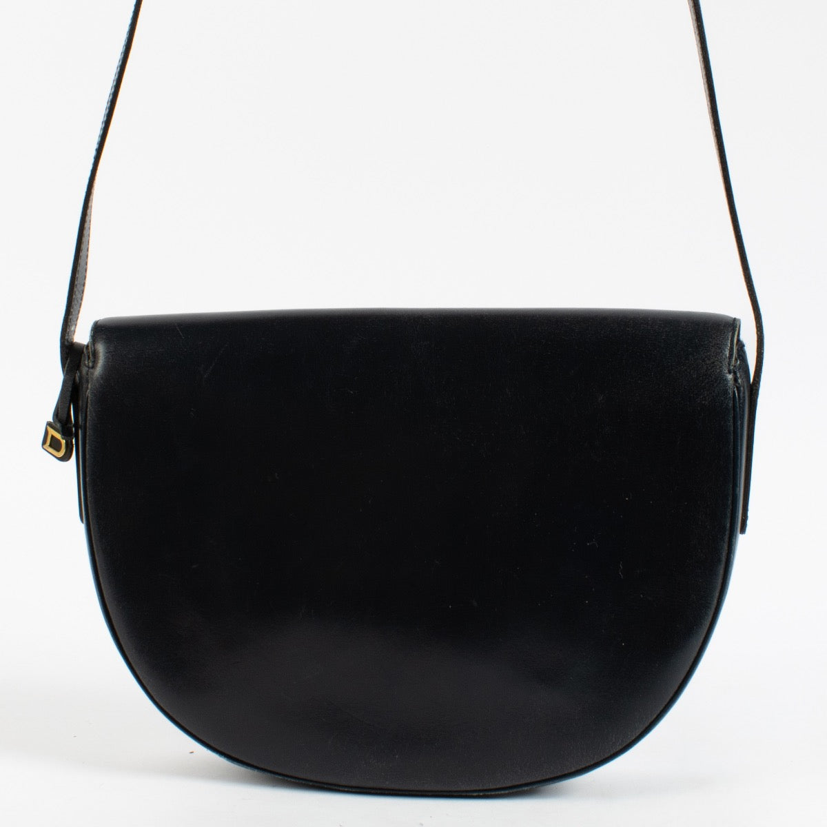 Delvaux Blue Leather Crossbody Bag
