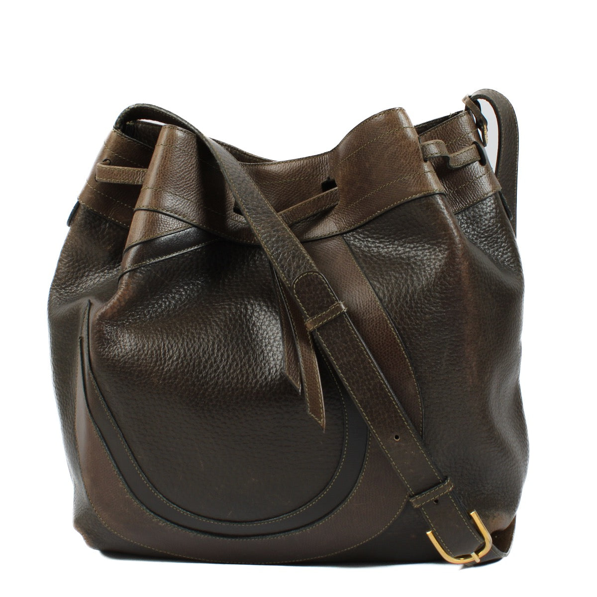 Delvaux Brown Leather Hobo Bag aan de beste prijs bij Labellov tweedehands luxe in Antwerpen en Knokke.
