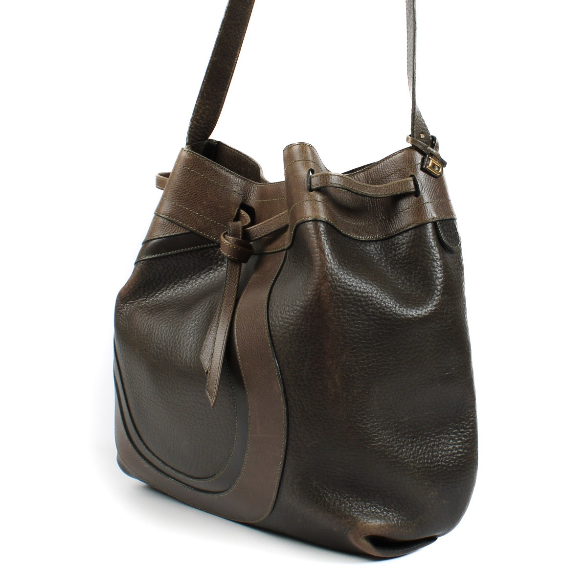 Delvaux Brown Leather Hobo Bag aan de beste prijs bij Labellov tweedehands luxe in Antwerpen en Knokke.
