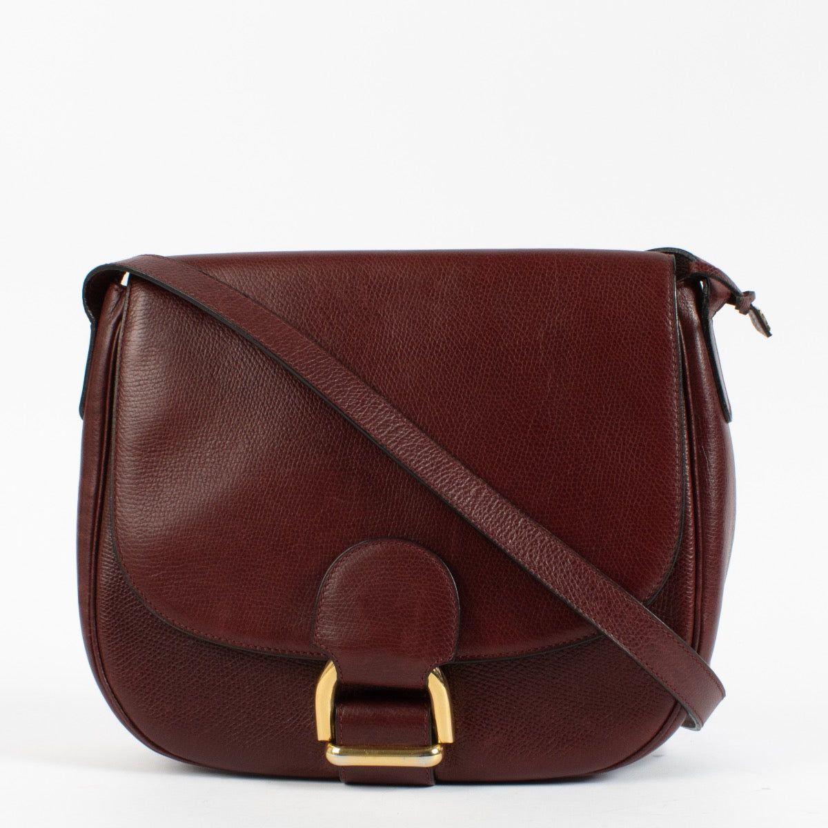 Shop 100% authentic second hand Delvaux Burgundy Shoulder Bag on Labellov.com
