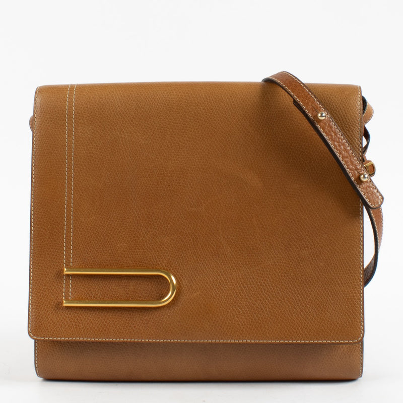shop 100% authentic second hand Delvaux Vintage Camel Leather Diademe Crossbody Bag on Labellov.com