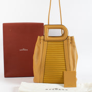 Shop 100% authentic second hand Delvaux Yellow Toile De Cuir Top Handle on Labellov.com