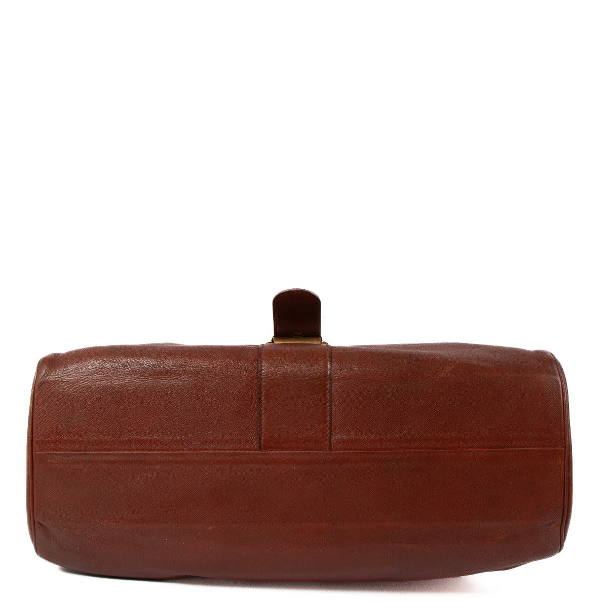 Sac Delvaux Brillant Besace en Cuir Bridon Marron