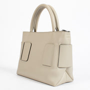Authentic second-hand Lebeau-Courally Beige Leather Carré Handbag on labellov.com