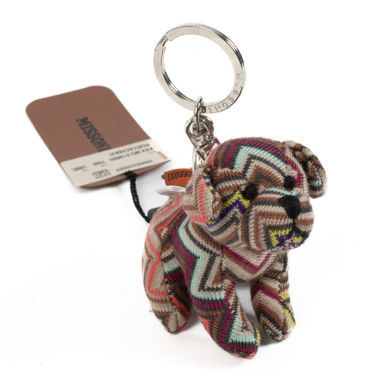 Missoni Zigzag Honden Sleutelhanger Tasbedel