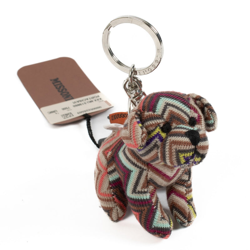 Missoni Zigzag Dog Keychain Bag Charm