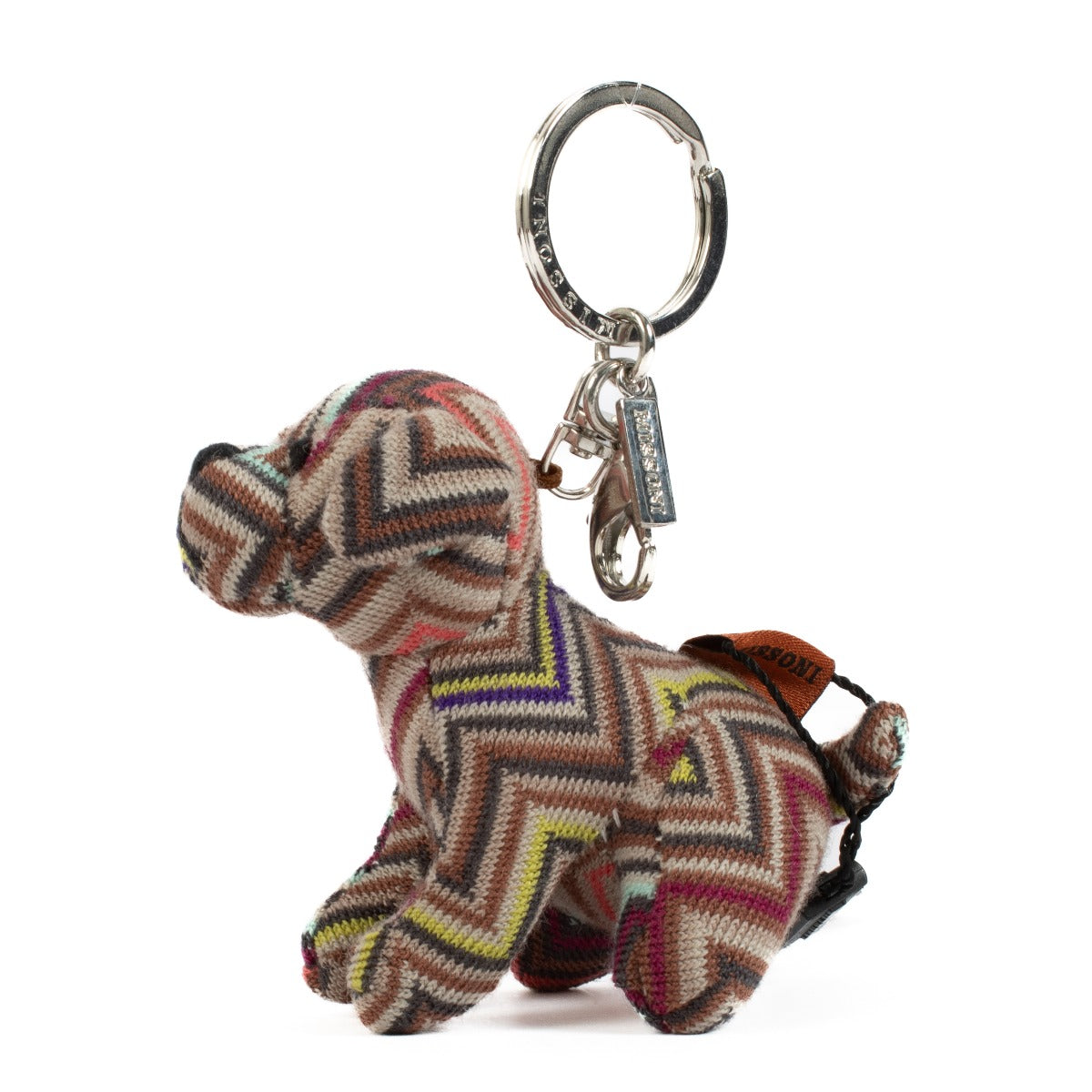Missoni Zigzag Honden Sleutelhanger Tasbedel