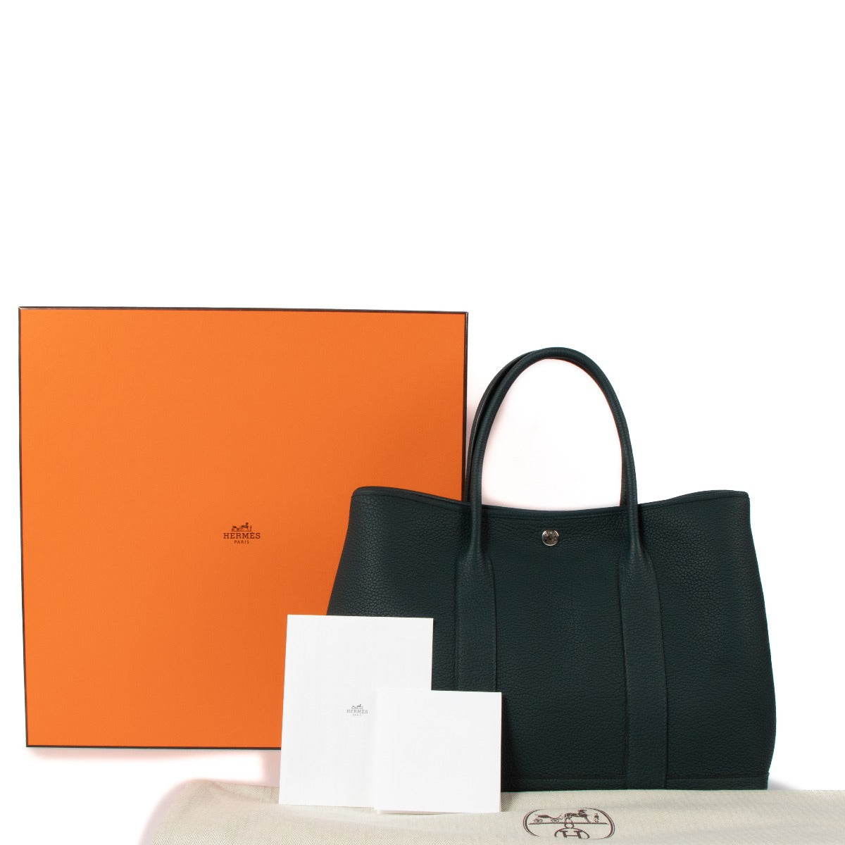 Hermès Garden Party 36 Vert Cyprès Negonda PHW