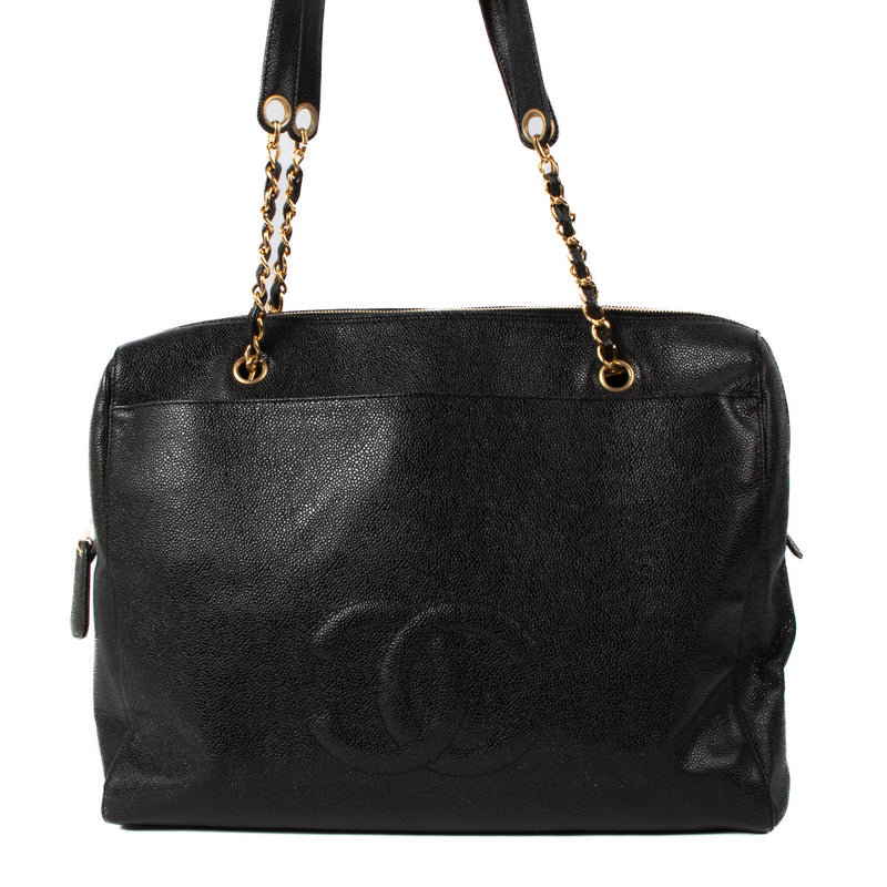 Chanel Black Caviar Large Shopper aan de beste prijs bij labellov tweedehands luxe vintage