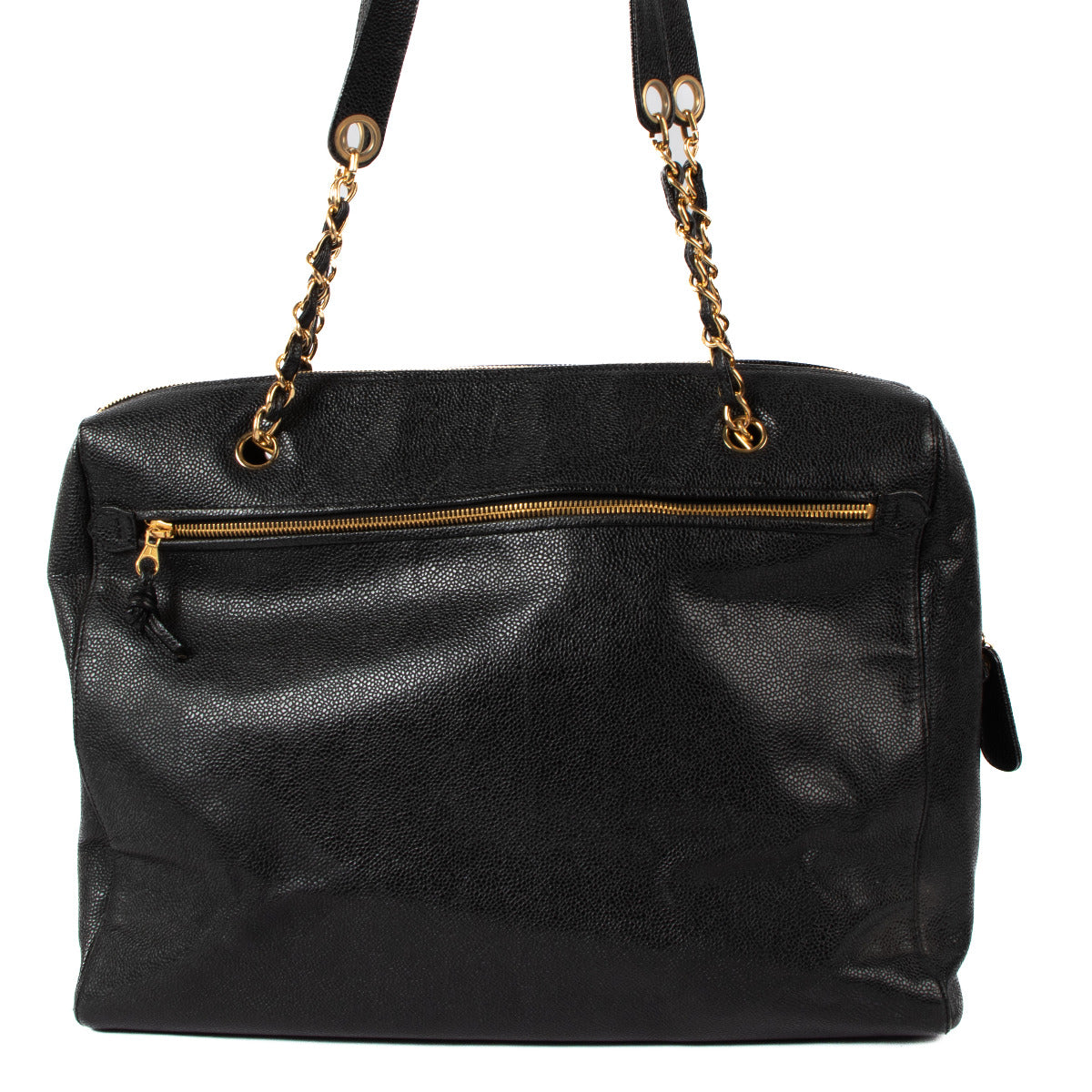 Chanel Black Caviar Large Shopper
