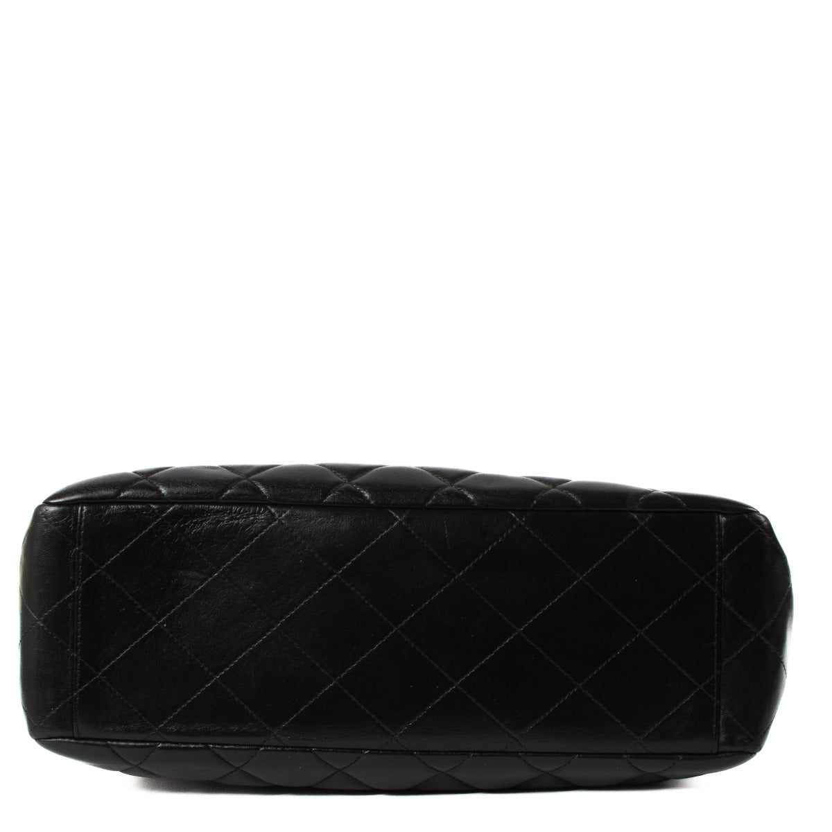 Chanel Black Lambskin Tortoise Chain Tote Bag