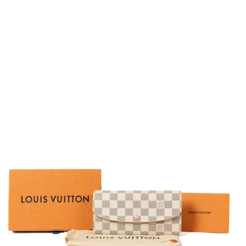 Louis Vuitton Damier Azur Emilie Wallet
